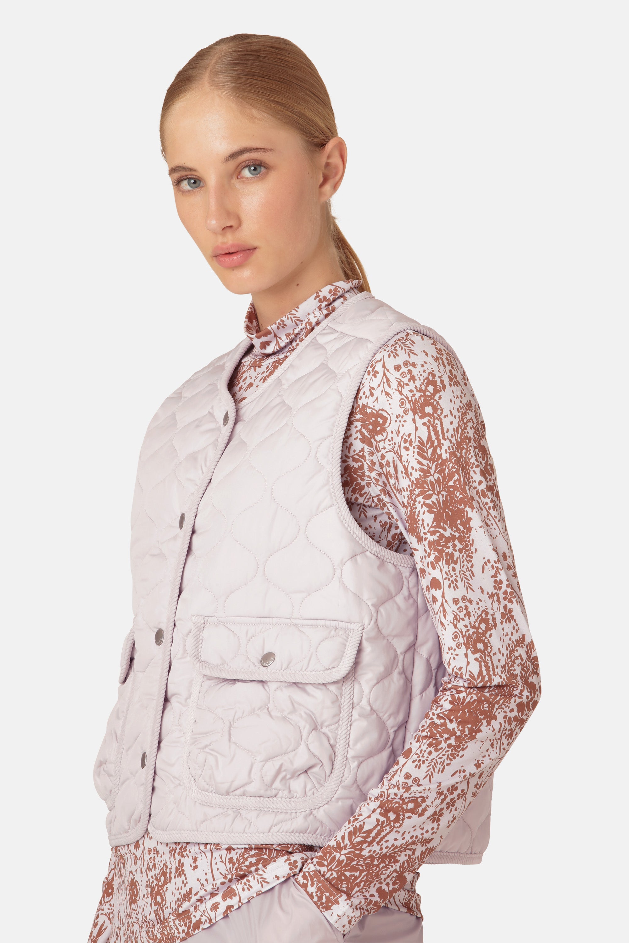 Ilse Jacobsen Hornbæk Outerwear Quilt Vest Vest 549 Concrete